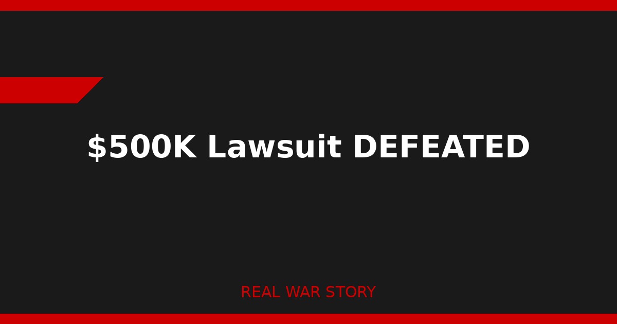 Restaurant owner celebrating victory after defeating $500K MCA lawsuit through strategic legal defense